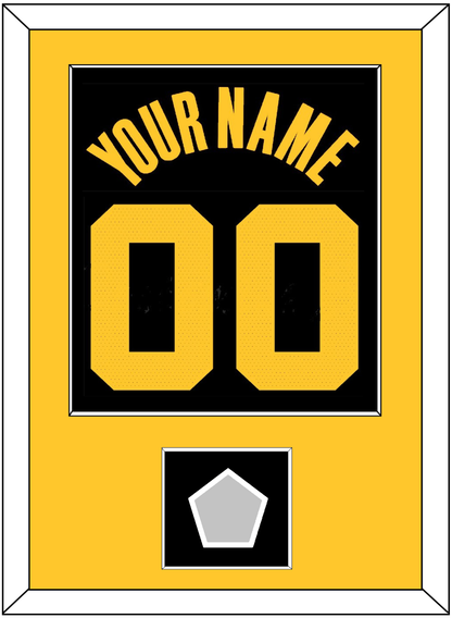 Golden State Name & Number With Champions Patch - Black City (2021-2022) - Essential Tier 3