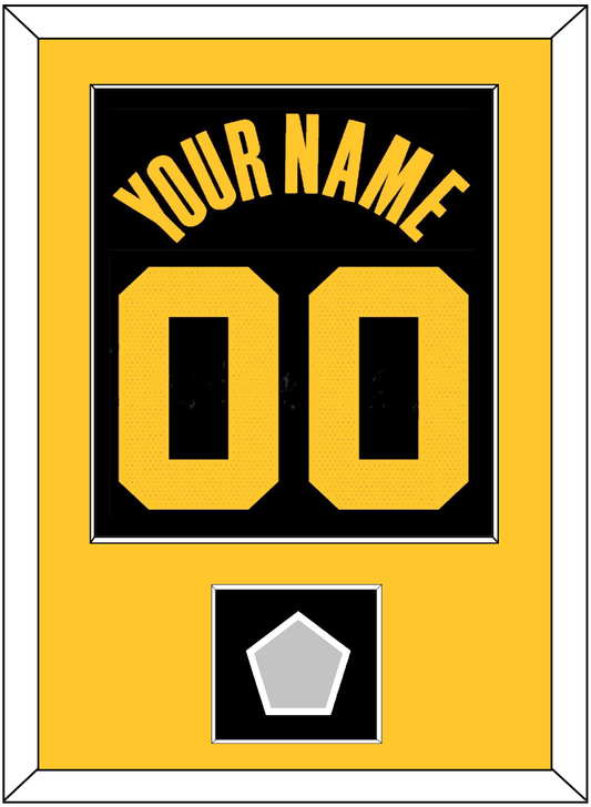 Golden State Name & Number With Finals Patch - Black City (2021-2022) - Essential Tier 3