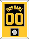 Golden State Name & Number With Finals Patch - Black City (2021-2022) - Single Mat 3