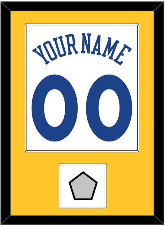 Golden State Name & Number With Champions Patch - Home White (2010-2019) - Essential Tier 2