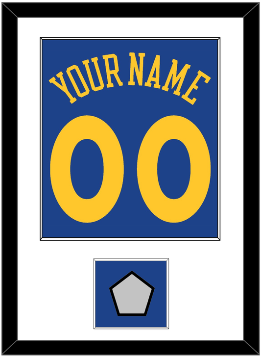 Golden State Name & Number With Finals Patch - Road Blue (2010-2019) - Essential Tier 1