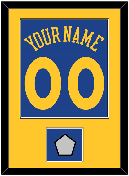 Golden State Name & Number With Finals Patch - Road Blue (2010-2019) - Essential Tier 2