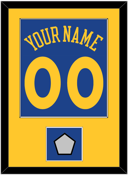 Golden State Name & Number With Finals Patch - Road Blue (2010-2019) - Essential Tier 2