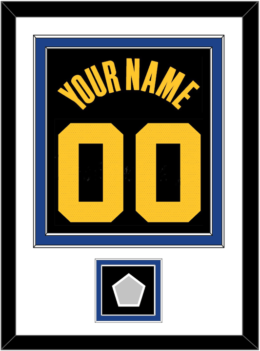 Golden State Name & Number With Champions Patch - Black City (2021-2022) - Signature Tier 1