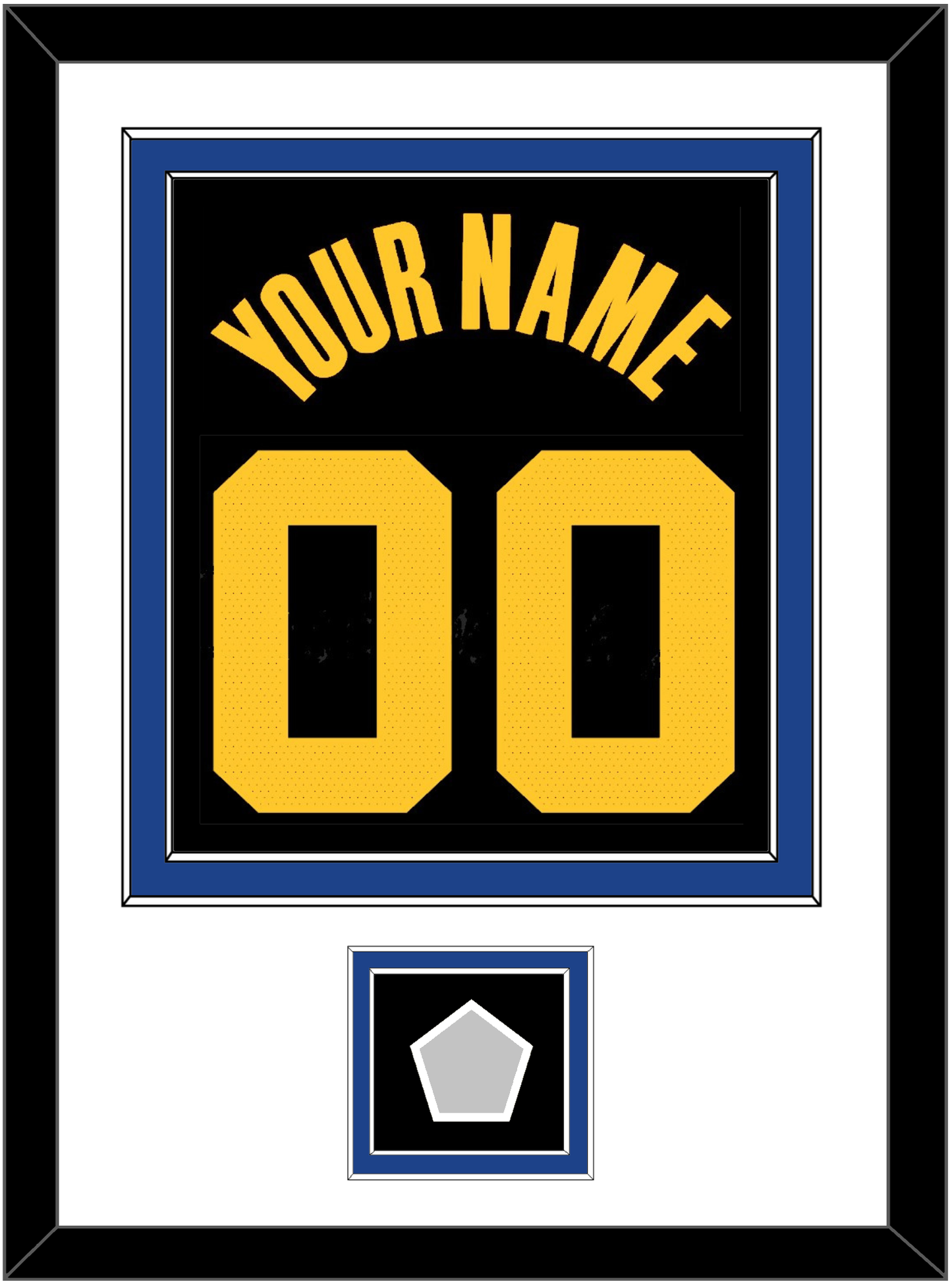 Golden State Name & Number With Finals Patch - Black City (2021-2022) - Signature Tier 1