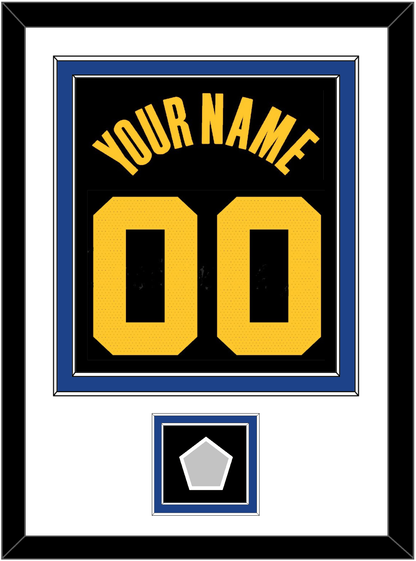 Golden State Name & Number With Finals Patch - Black City (2021-2022) - Signature Tier 1