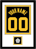 Golden State Name & Number With Champions Patch - Black City (2021-2022) - Double Mat 2