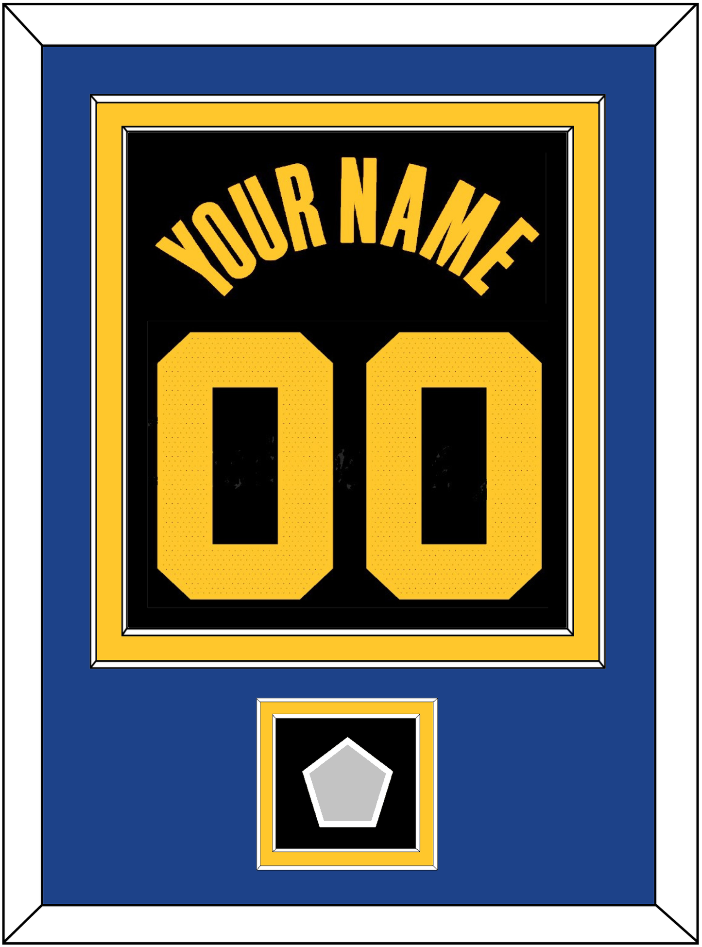 Golden State Name & Number With Finals Patch - Black City (2021-2022) - Signature Tier 3