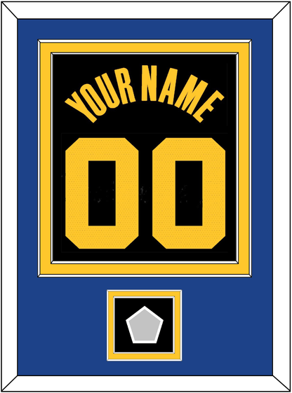 Golden State Name & Number With Finals Patch - Black City (2021-2022) - Signature Tier 3
