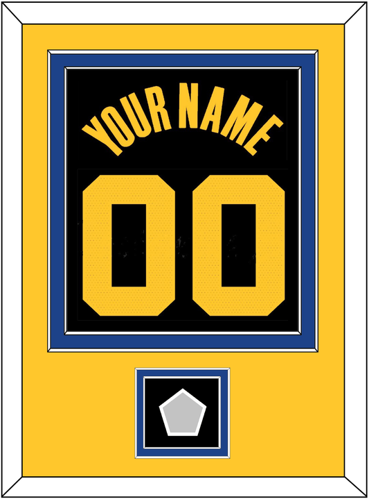 Golden State Name & Number With Finals Patch - Black City (2021-2022) - Signature Tier 3