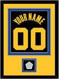 Golden State Name & Number With Finals Patch - Black City (2021-2022) - Double Mat 3
