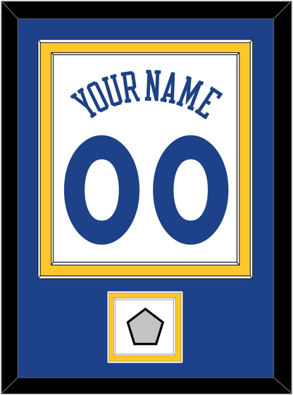 Golden State Name & Number With Champions Patch - Home White (2010-2019) - Signature Tier 2