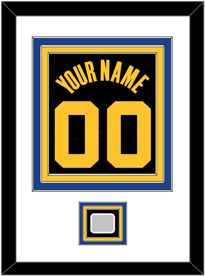 Golden State Name & Number With Finals Patch - Black City (2021-2022) - Premier Tier 1