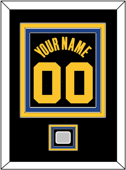 Golden State Name & Number With Champions Patch - Black City (2019-2022) - Premier Tier 2
