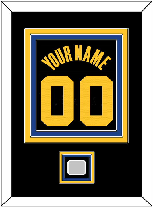 Golden State Name & Number With Champions Patch - Black City (2019-2022) - Premier Tier 2