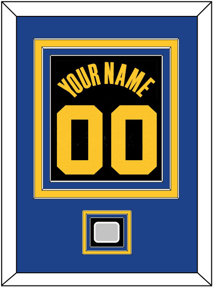 Golden State Name & Number With Champions Patch - Black City (2019-2022) - Premier Tier 3