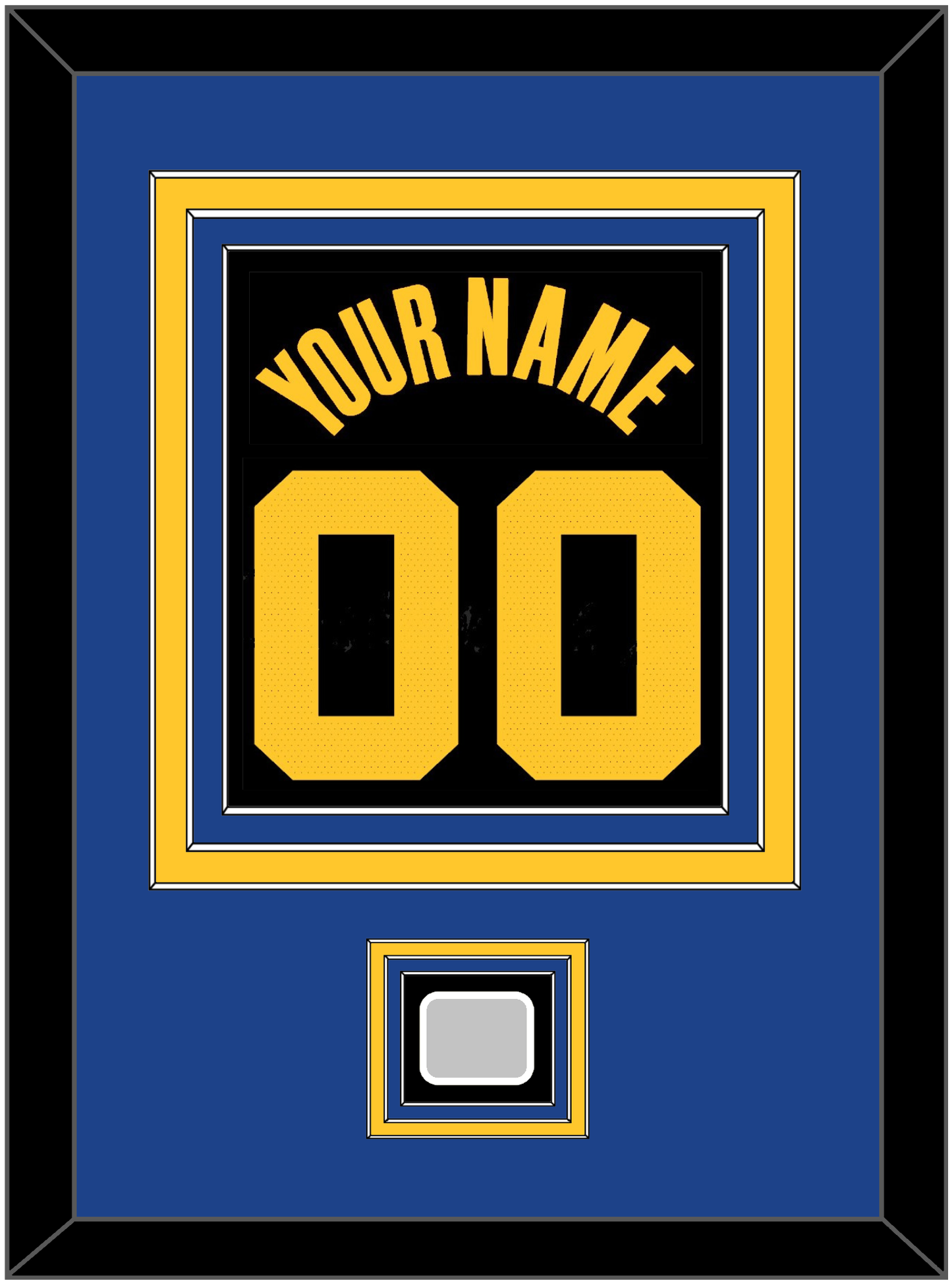 Golden State Name & Number With Finals Patch - Black City (2021-2022) - Premier Tier 3