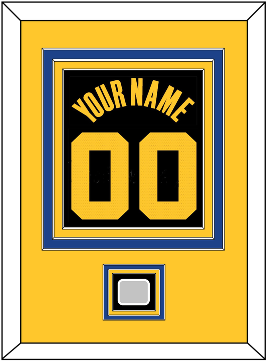 Golden State Name & Number With Finals Patch - Black City (2021-2022) - Premier Tier 4