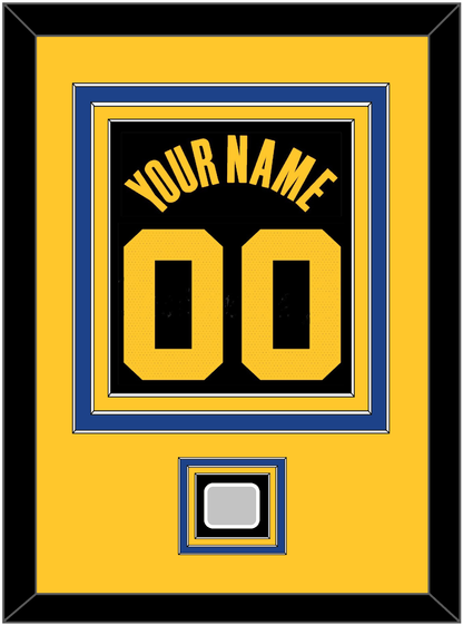 Golden State Name & Number With Champions Patch - Black City (2019-2022) - Premier Tier 4