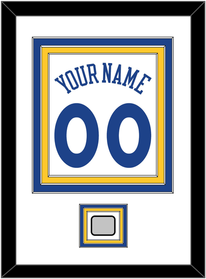Golden State Name & Number With Finals Patch - Home White (2010-2019) - Premier Tier 1