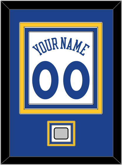 Golden State Name & Number With Finals Patch - Home White (2010-2019) - Premier Tier 2