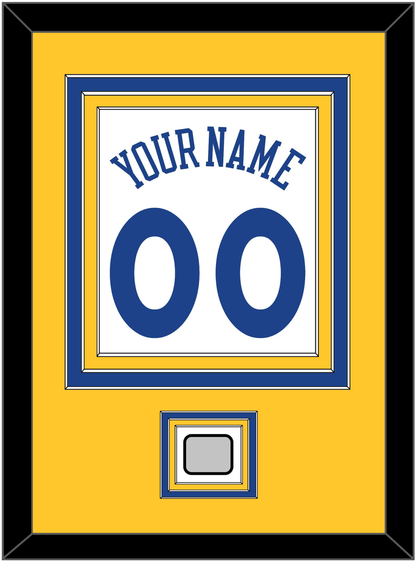 Golden State Name & Number With Finals Patch - Home White (2010-2019) - Premier Tier 3