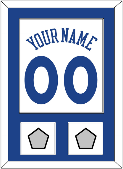 Golden State Name & Number With 2 Finals Patches - Home White (2010-2019) - Essential Tier 1