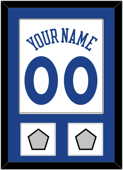 Golden State Name & Number With 2 Finals Patches - Home White (2010-2019) - Essential Tier 1
