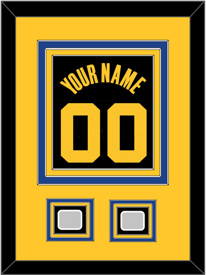 Golden State Name & Number With 2 Finals Patches - Black City (2021-2022) - Premier Tier 4