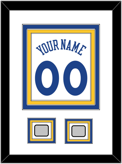 Golden State Name & Number With 2 Finals Patches - Home White (2010-2019) - Premier Tier 1