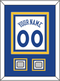 Golden State Name & Number With 2 Finals Patches - Home White (2010-2019) - Triple Mat 2