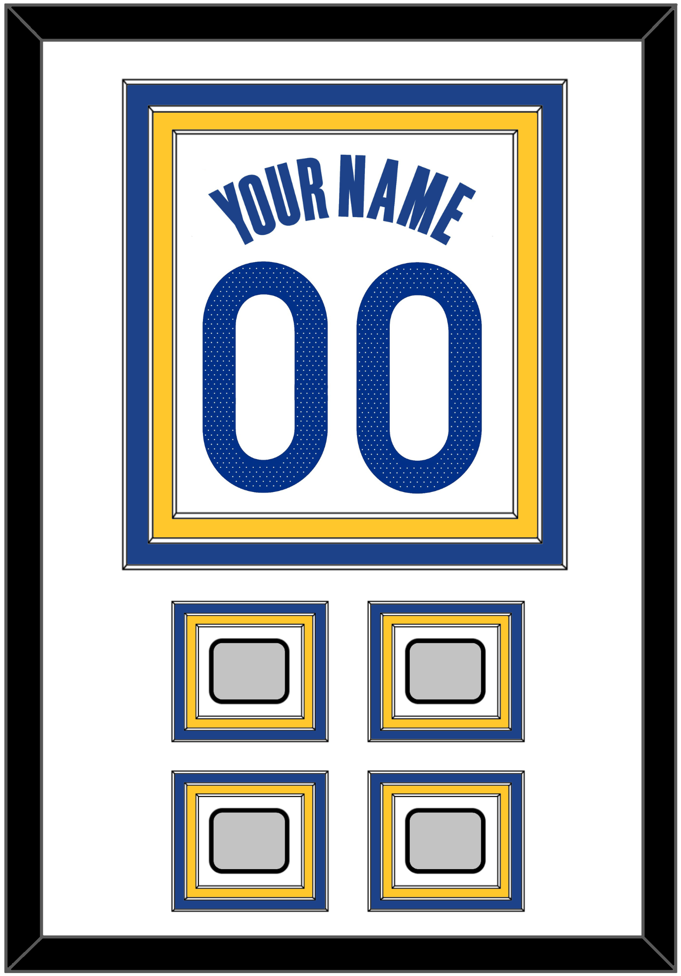 Golden State Legacy Name & Full-Size Number - Combined