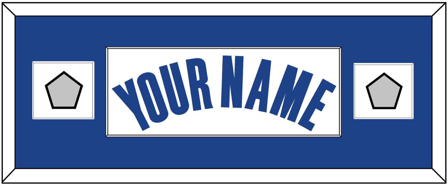 Golden State Name & 2 Finals Patches - White Association - Essential Tier 2
