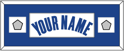 Golden State Name & 2 Finals Patches - White Association - Essential Tier 2