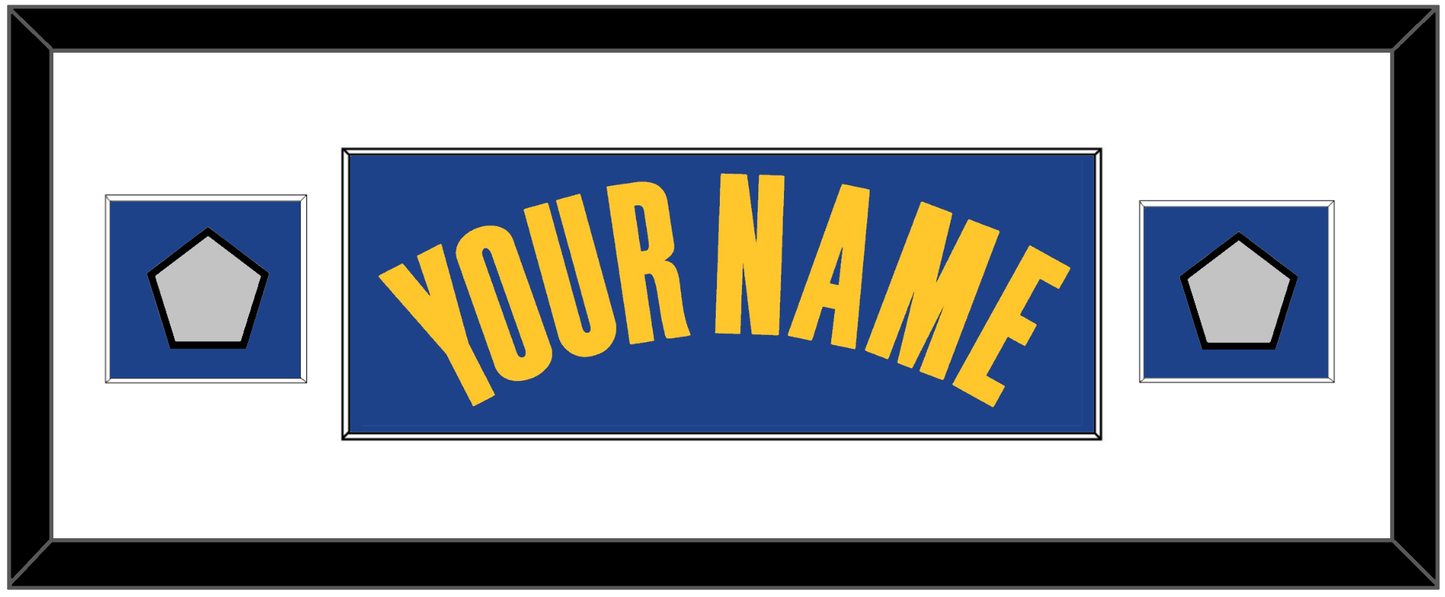 Golden State Name & 2 Champions Patches - Blue Icon - Essential Tier 2