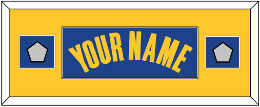 Golden State Name & 2 Champions Patches - Blue Icon - Essential Tier 4