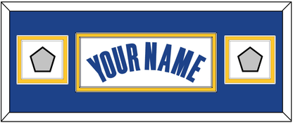 Golden State Name & 2 Champions Patches - White Association - Signature Tier 4