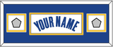 Golden State Name & 2 Finals Patches - White Association - Double Mat 4