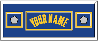 Golden State Name & 2 Champions Patches - Blue Icon - Signature Tier 4