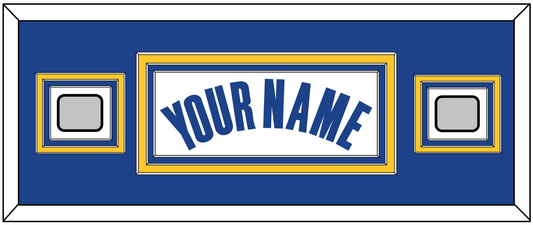 Golden State Name & 2 Champions Patches - White Association - Premier Tier 4