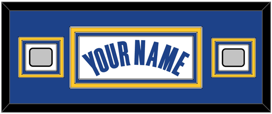 Golden State Name & 2 Champions Patches - White Association - Premier Tier 4
