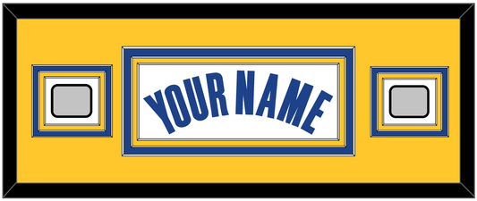 Golden State Name & 2 Champions Patches - White Association - Premier Tier 6