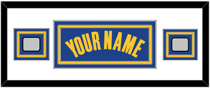 Golden State Name & 2 Champions Patches - Blue Icon - Premier Tier 2