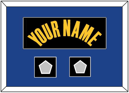 Golden State Name & 2 Champions Patches - Black City (2021-2022) - Essential Tier 3