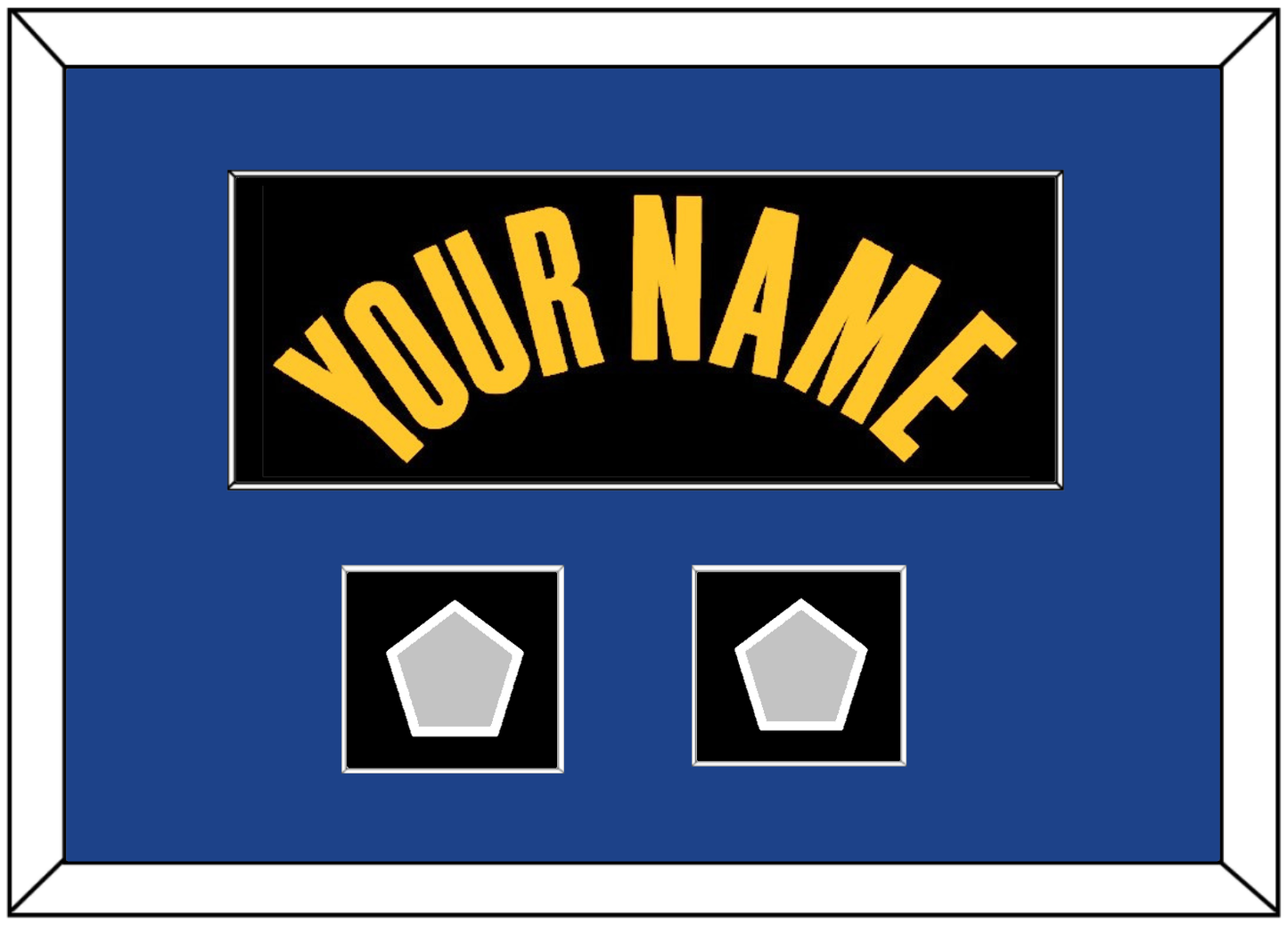 Golden State Name & 2 Finals Patches - Black City (2021-2022) - Essential Tier 3