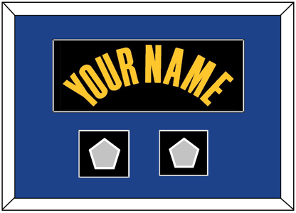 Golden State Name & 2 Finals Patches - Black City (2021-2022) - Essential Tier 3