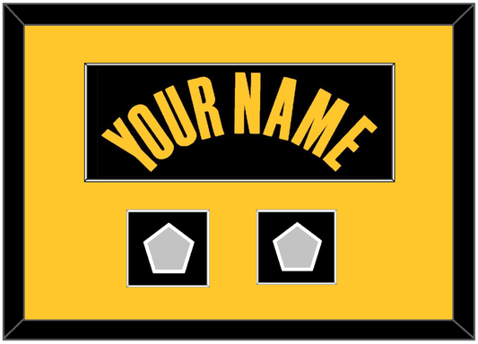 Golden State Name & 2 Champions Patches - Black City (2021-2022) - Essential Tier 5