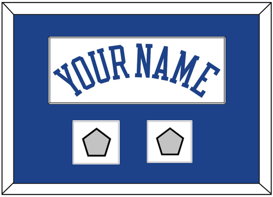 Golden State Name & 2 Champions Patches - Home White (2010-2019) - Essential Tier 1