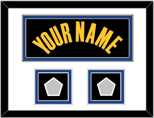Golden State Name & 2 Champions Patches - Black City (2021-2022) - Signature Tier 1