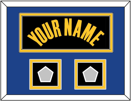 Golden State Name & 2 Champions Patches - Black City (2021-2022) - Signature Tier 5
